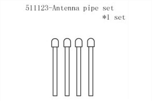 511123 FS Racing Antenna pipe set