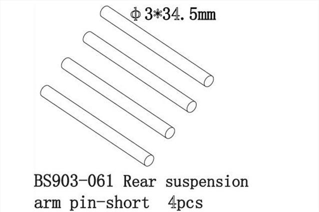 BS903-061 Rear Suspension Arm Pin  - ?3*34,5mm)